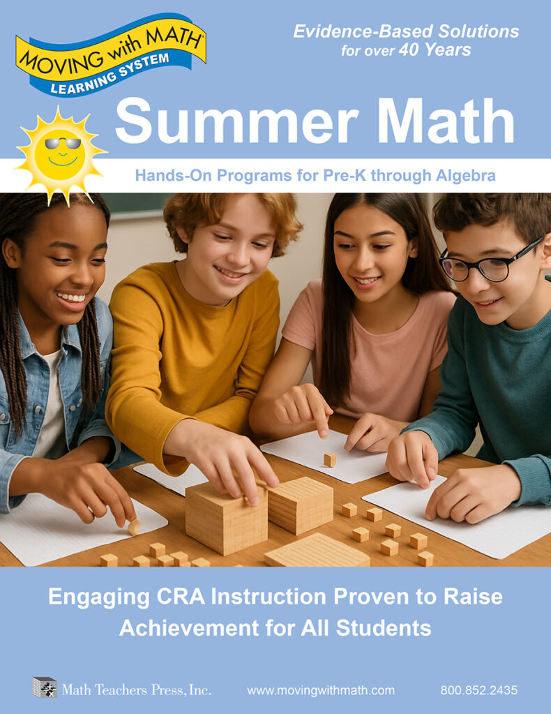 Summer math program brochure