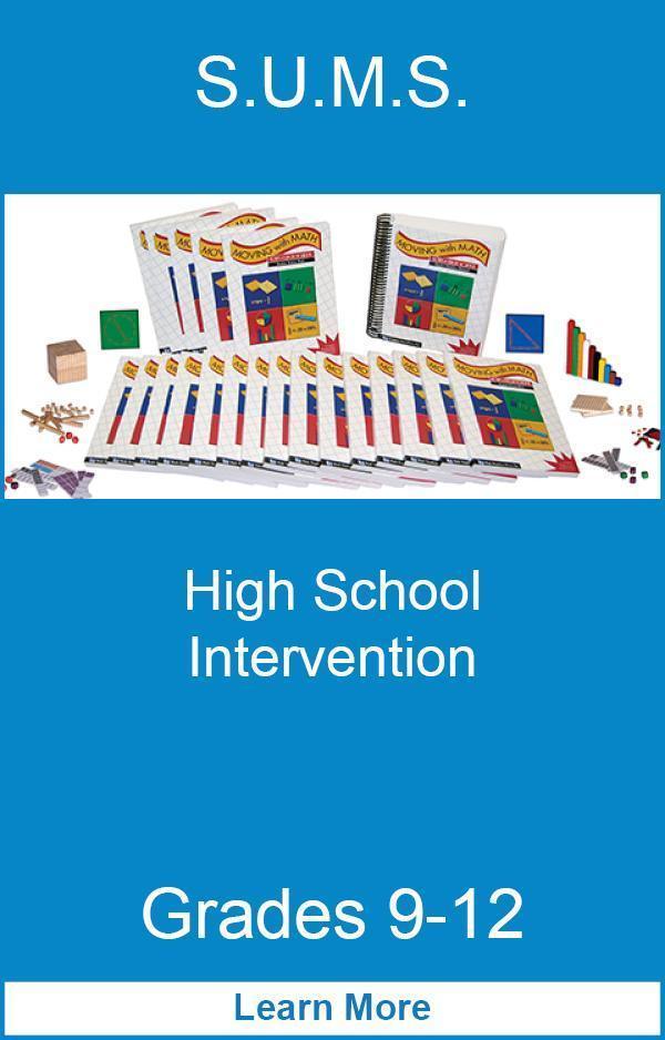 High School Intervention Math Program