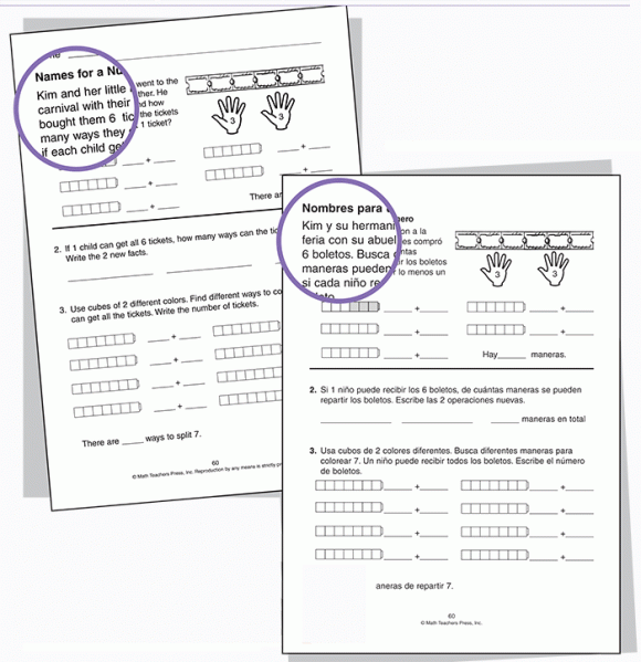 Student Activity Example Pages